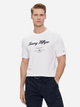 Футболка бавовняна чоловіча Tommy Hilfiger MW0MW33691-YBR M Біла (8720645698319) - зображення 1