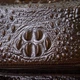 Кожаный рюкзак Vintage под рептилию из натуральной кожи для ноутбука средний формат коричневый 59280 - изображение 10