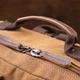 Текстильный рюкзак унисекс Vintage из ткани для ноутбука и путешествий большой формат коричневый 59238 - изображение 7