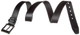Мужской кожаный ремень джинсовый из натуральной кожи с классической пряжкой для джинсов и брюк, 3,7 см, черный 57874 - изображение 7