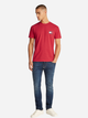 Футболка бавовняна чоловіча Tommy Jeans DM0DM20346-XME S Червона (8720638482758) - зображення 3