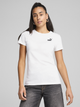 Koszulka damska bawełniana Puma Ess Small No.1 Logo Tee 68237202 2XL Biała (4067983403507) - obraz 1