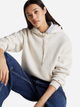 Bluza damska z kapturem elegancka Tommy Hilfiger WW0WW43598-HGE XS Jasnobeżowa (8720638375494) - obraz 4