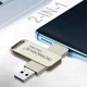 USB накопичувач Microdrive 128 GB 2 в 1 OTG USB 3.0 & USB-C Type-C Сірий (1015-094-00) - зображення 7