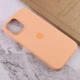 Протиударний Чохол Silicone case AAA full with Magsafe and Animation для Apple iPhone 12 Pro / 12 (6.1") / Light Orange - зображення 7