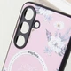 TPU+PC чохол Secret Garden with MagFit для Samsung Galaxy S24 Pink - изображение 6