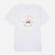 Футболка хлопковая женская Converse Chuck Patch Infill Tee 10027385-102 S White с принтом (194435388090) - изображение 4