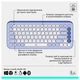 Комплект (клавиатура, мышь) Logitech Pop Icon Combo Lilac (920-013078) - изображение 12