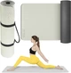 Коврик (мат) спортивный 4FIZJO TPE 180 x 60 x 0.6 см для йоги и фитнеса Grey/Black (P-5907739317100) - изображение 1