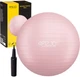 Мяч для фитнеса (фитбол) 4FIZJO 55 см Anti-Burst Pink (P-5907739316271) - изображение 1