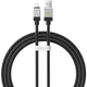 Кабель Baseus CoolPlay Series Fast Charging Cable USB to iP 2.4A 1m Black (CAKW000401) - изображение 1