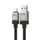 Кабель Baseus CoolPlay Series Fast Charging Cable USB to iP 2.4A 1m Black (CAKW000401) - изображение 4