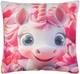 Подушка декоративная Home Line Единорог Фуксия 45x45 см (189223 HL) - изображение 1