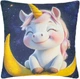 Подушка декоративная Home Line Единорог Горчичная 45x45 см (189225 HL) - изображение 1