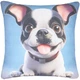 Подушка декоративная Home Line Бульдожек Графитовая 45x45 см (189209 HL) - изображение 1