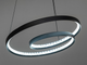 Подвесная LED люстра в коридор, цвет чёрный, 72W на 10м2 7536-500BK-LS - изображение 2