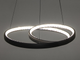 Подвесная LED люстра в коридор, цвет чёрный, 72W на 10м2 7536-500BK-LS - изображение 4