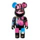 Колекційна фігурка дизайнерська статуетка ведмедик беарбрик Bearbrick Medicom Toy 400% 28 см JINX у стилі Cyberpank - зображення 1