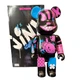 Колекційна фігурка дизайнерська статуетка ведмедик беарбрик Bearbrick Medicom Toy 400% 28 см JINX у стилі Cyberpank - зображення 2