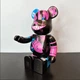 Колекційна фігурка дизайнерська статуетка ведмедик беарбрик Bearbrick Medicom Toy 400% 28 см JINX у стилі Cyberpank - зображення 3