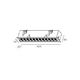 Вбудований світильник Skarlat RSL74108 12×2W WH+BK 4000K - изображение 2