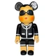 Колекційна фігурка дизайнерська статуетка ведмедик беарбрик Bearbrick Medicom Toy 400% 28 см у стилі CHANEL - зображення 1
