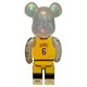 Колекційна фігурка дизайнерська статуетка ведмедик беарбрик Bearbrick Medicom Toy 400% 28 см у стилі LAKERS6 - зображення 5
