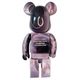 Колекційна фігурка дизайнерська статуетка ведмедик беарбрик Bearbrick Medicom Toy 400% 28 см у стилі BLACK HOLE - зображення 5
