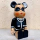 Колекційна фігурка дизайнерська статуетка ведмедик беарбрик Bearbrick Medicom Toy 400% 28 см у стилі CHANEL - зображення 7