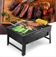 Портативный гриль TL-372 BBQ Гриль для барбекю Портативный черный - изображение 2
