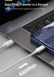 Кабель для швидкої зарядки айфон айпад Apple iPhone Baseus Power Delivery PD 20w Type-C to Lightning Apple шнур тайпсі лайтнінг для швидкого заряджання iOS Iphone 1.5м CATLZJ-02 White - зображення 6