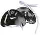 Лопатки для плавания Arena Elite Finger Paddle 95251-55 Black/Silver (3468334373356) - изображение 2