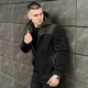 Костюм Pobedov Softshell Куртка с капюшоном + Брюки на резинке хаки с черным размер S - изображение 3
