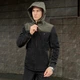 Костюм Pobedov Softshell Куртка с капюшоном + Брюки на резинке хаки с черным размер S - изображение 4
