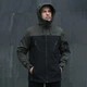 Костюм Pobedov Softshell Куртка с капюшоном + Брюки хаки с черным размер 3XL - изображение 2