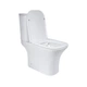 Унитаз-компакт Qtap Presto Quadro безободковый с сиденьем Soft-close QT24221215AW - изображение 4