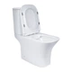 Унитаз-компакт Qtap Presto Quadro безободковый с сиденьем Soft-close QT24221215AW - изображение 5
