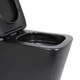 Унітаз підвісний Qtap New Ultra Ultra Quiet безобідковий з сидінням Soft-close MATT BLACK - зображення 5