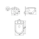 Унітаз підвісний Qtap Robin New Ultra Quiet Soft-close MATT BLACK QT13332381АSMB - зображення 2