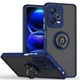 Чехол Fiji Colorframe для Xiaomi Redmi Note 12 Pro 5G матовый бампер с кольцом подставкой Dark Blue - изображение 1