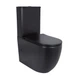 Унитаз напольный Qtap Robin Ultra Quiet безободковый с сиденьем Soft-Close MATT BLACK QT13226083AMB - зображення 1