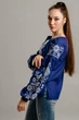 Вишиванка жіноча vishivano4ka 550-10 50 синя - изображение 2