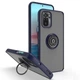 Чехол Fiji Colorframe для Xiaomi Redmi Note 10 / Note 10S матовый бампер с кольцом подставкой Dark Blue - изображение 1