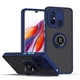 Чехол Fiji Colorframe для Xiaomi Redmi 12C матовый бампер с кольцом подставкой Dark Blue - изображение 1