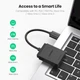 Кардридер Ugreen CR127 USB 3.0/2-слота/SD/TF/0.15 м/Black (20250) - зображення 4