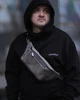Кожаная бананка LEGESSY CH 233 GREY - изображение 3
