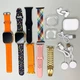 Набір i60 suit max комплект 12 в 1 Smart Watch 9 і смарт годинник Ultra 2 + навушники Pro 2 додаткові ремінці оранжевий - зображення 2
