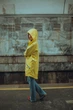 Універсальний дизайнерський дощовик Parasol'ka жовтий яскравий Yellow плащ водонепроникний для чоловіків та жінок, унісекс куртка парка - изображение 3