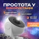 Cветильник ночник, лазерный проектор звёздного неба, галактики, Globe Galaxy Projector White (00-0001296) - изображение 4