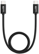 Kabel Winner Group 3A,USB Type-C to USB Type-C 1m Black (8591194112379) - obraz 1